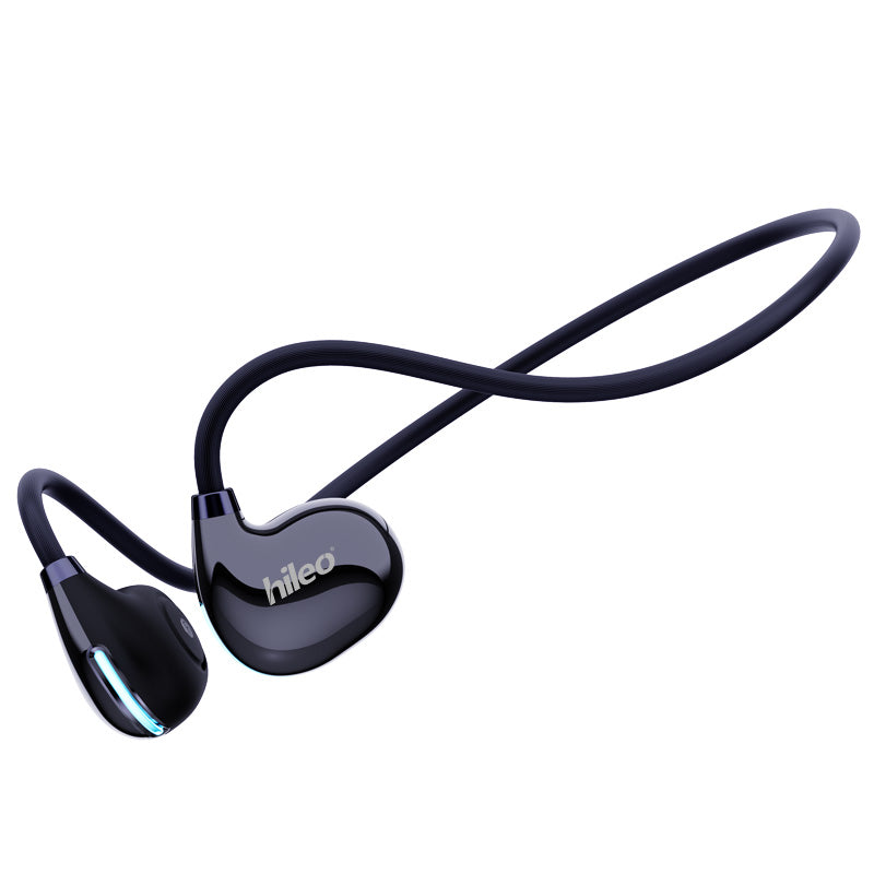 HILEO hi73 Open-Ear Directional Air Conduction Sports Bluetooth Headset with Cool Night Light HD Call Lightweight Painless Headphone HILEO hi73 Open-Ear Directional Air Conduction Sports Bluetooth Headset with Cool Night Light HD Call Lightweight Painless Headphone